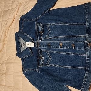 Womens jean jacket size large